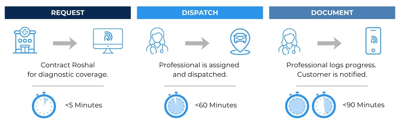 Roshal Homepage Process Graphic Roshal Homepage Process Graphic